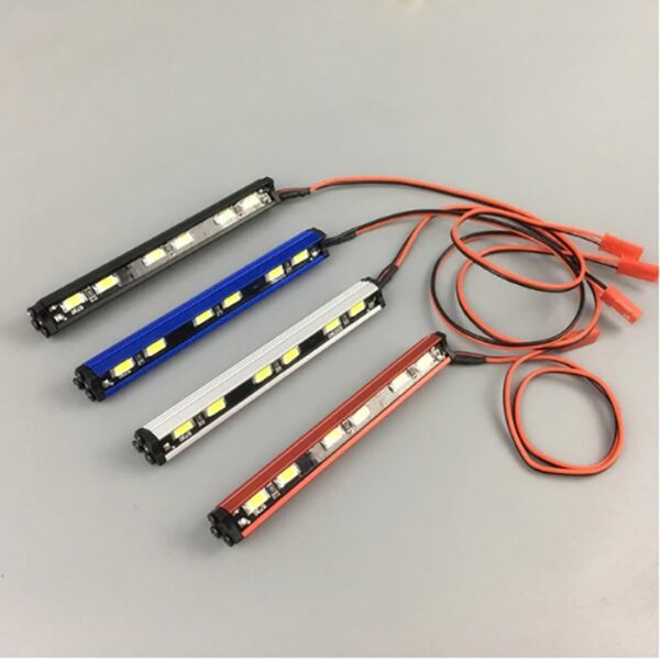 Barra de 6 Led KYX para Rc Crawler Axial SCX10 II y TRX-4 (Negro) - Imagen 2